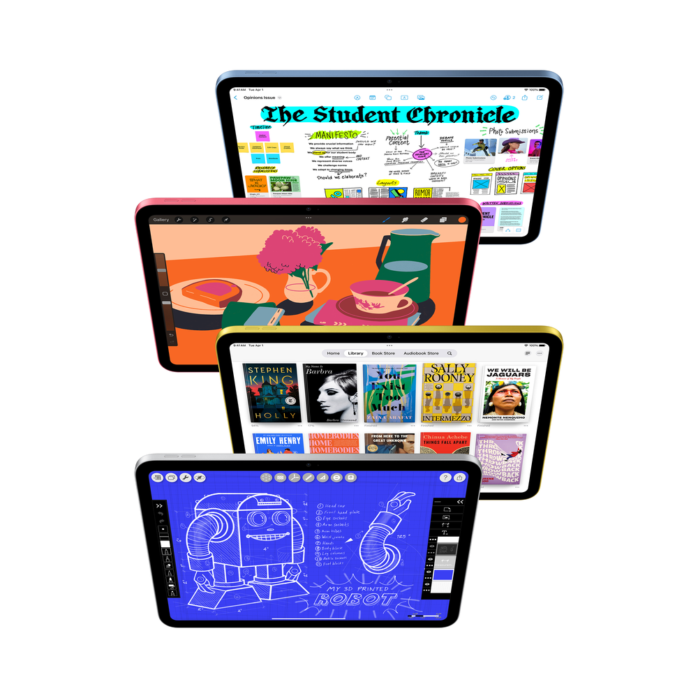 iPad (A16) Wi-Fi + Cellular 128GB - Silver | Mac-Ave