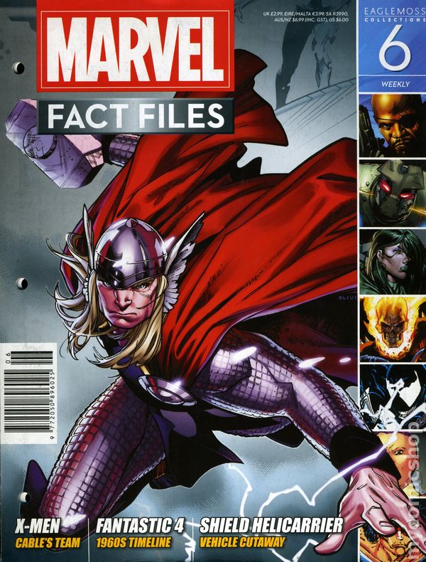 Marvel Fact Files SC (2013- Eaglemoss) Magazine Only comic books