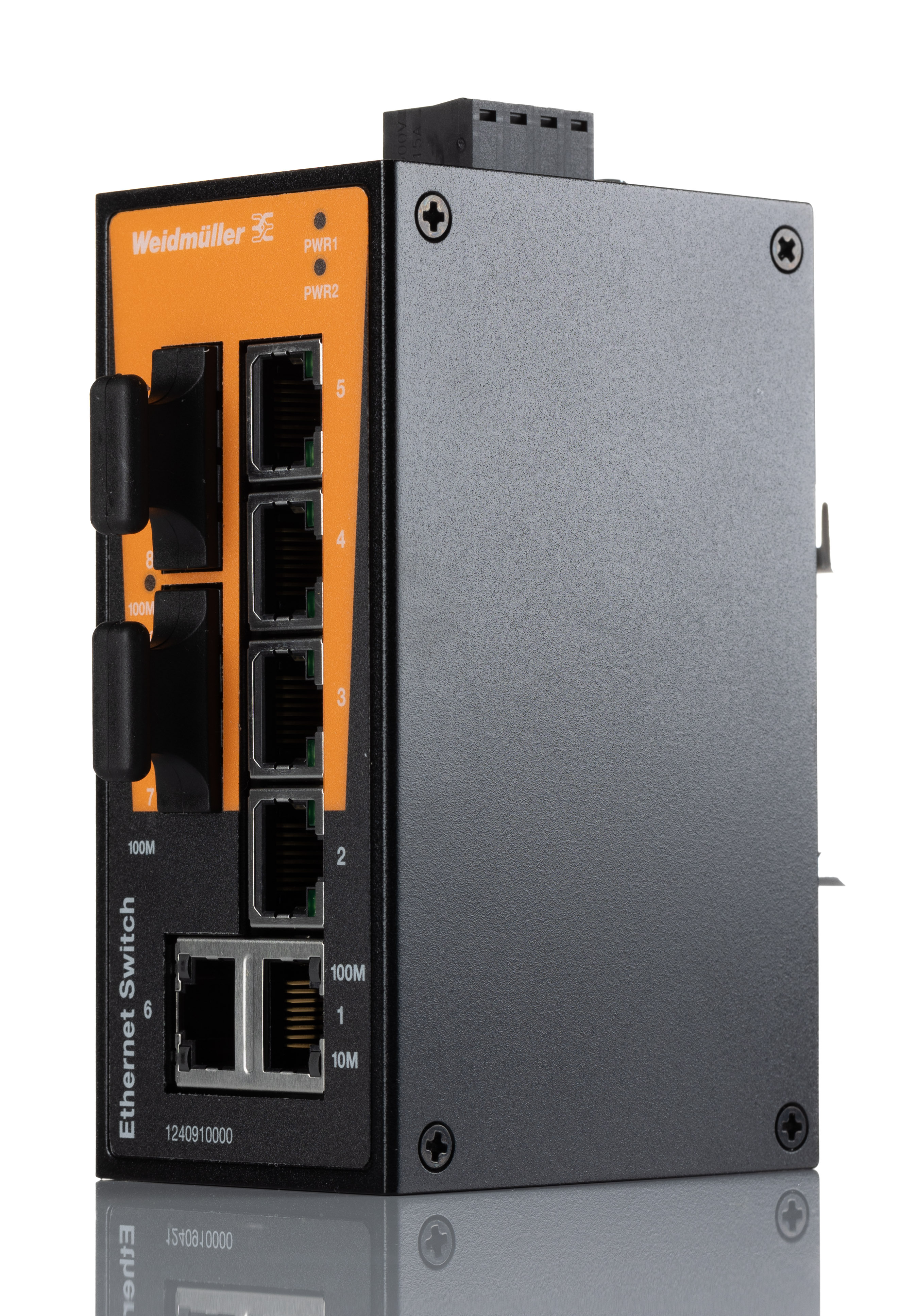 Weidmuller イーサネットスイッチ, 2 x SC Multimode, 6 x RJ45, アン