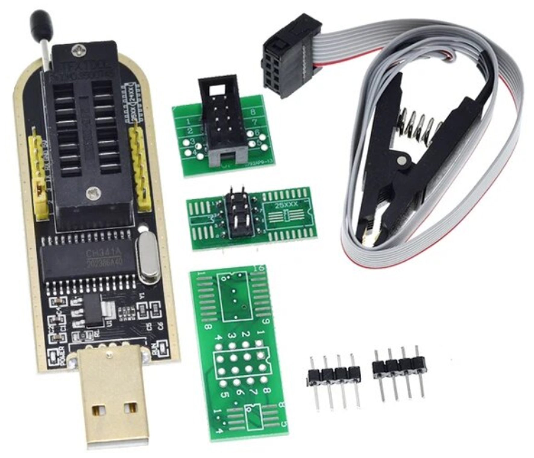 Seeit FLASHPRO EPROMプログラマ, EEPROM 24C / 25C 、 SPI FLASH