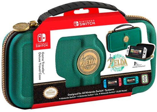 Game Traveler Nintendo Switch Case - Zelda Groen - Console hoes
