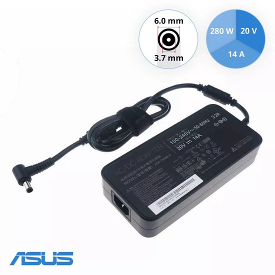 ASUS ADP-280BB B AC Adapter - 20V 14A 280W - Zwart | bol