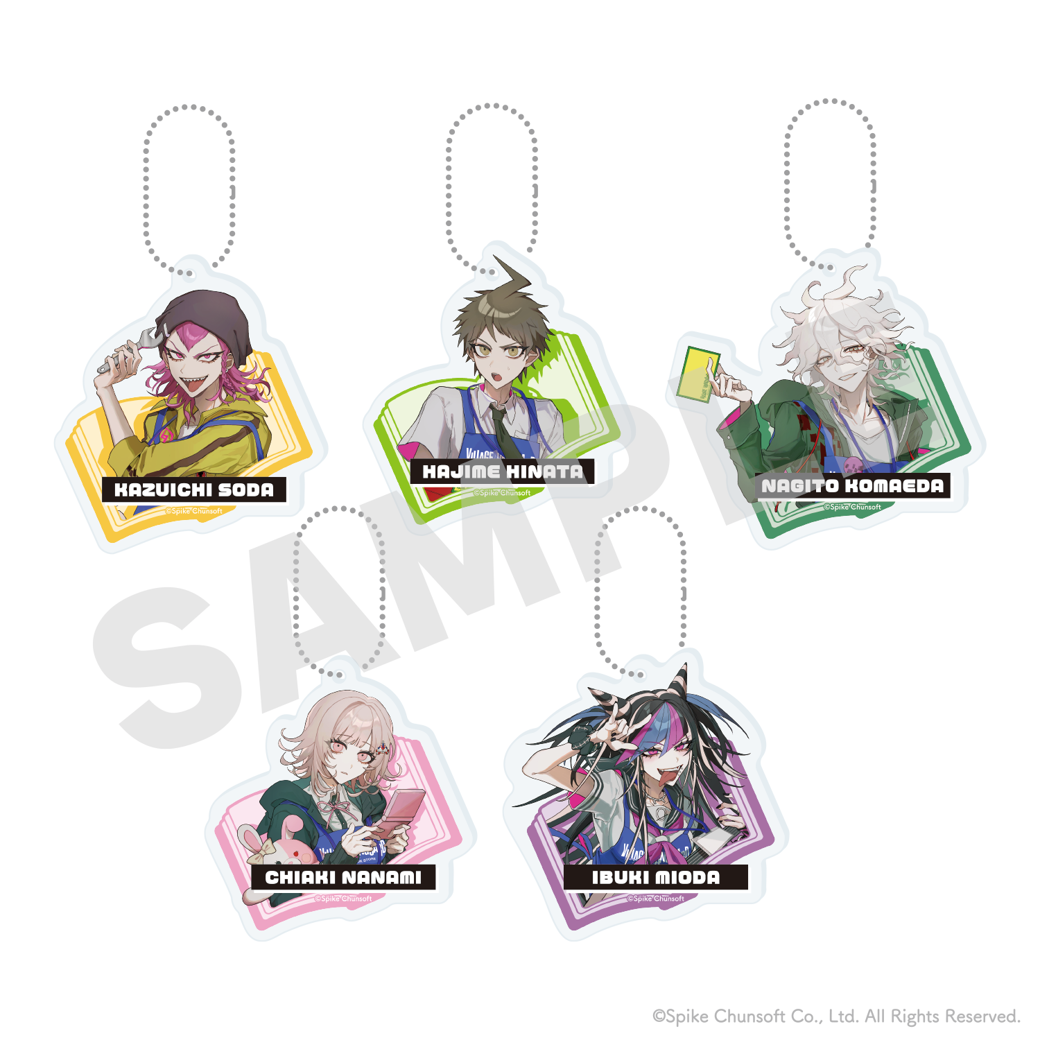 トレーディングアクリルキーホルダー＜等身＞ 全5種 | 株式会社