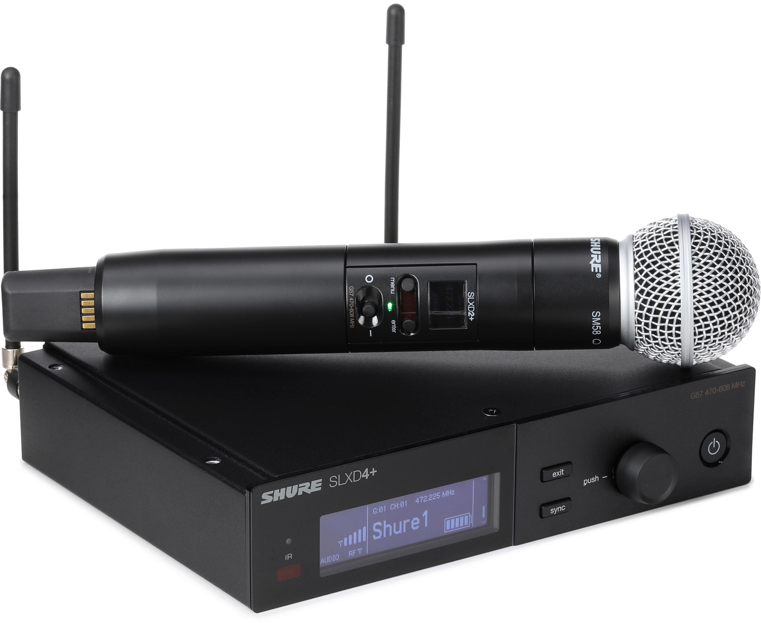 Shure SLXD24+/SM58 Digital Wireless Handheld System - G57 Band