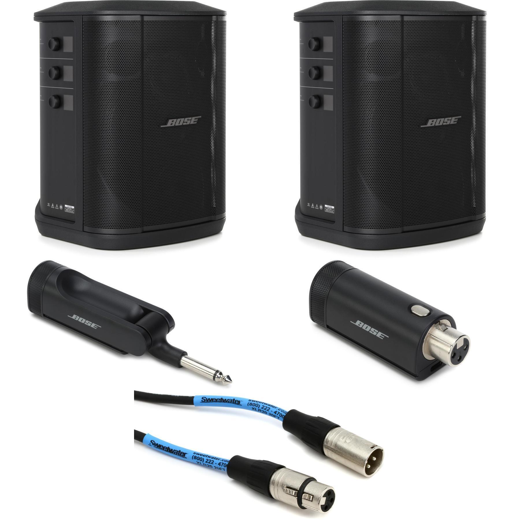 Bose S1 Pro+ Multi-position PA System Pair with Wireless Mic and