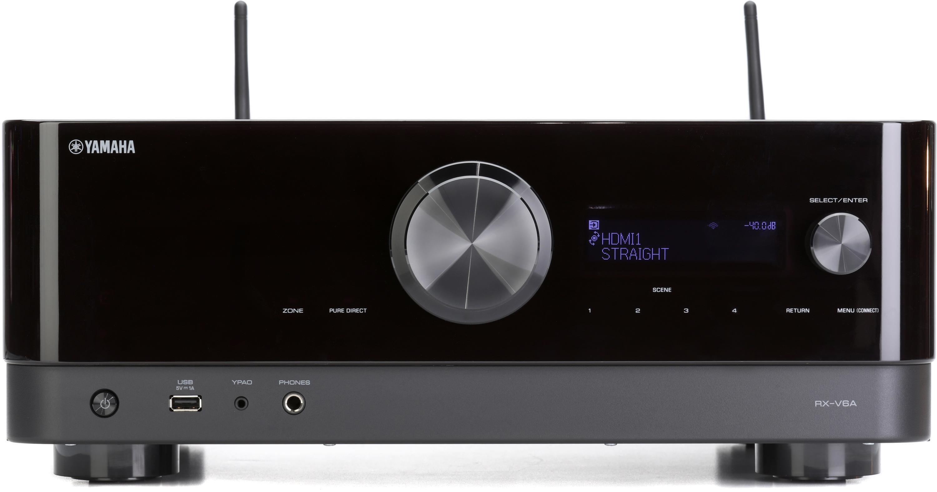 Yamaha RX-V6A 7.2-channel Network A/V Receiver - Black | Sweetwater