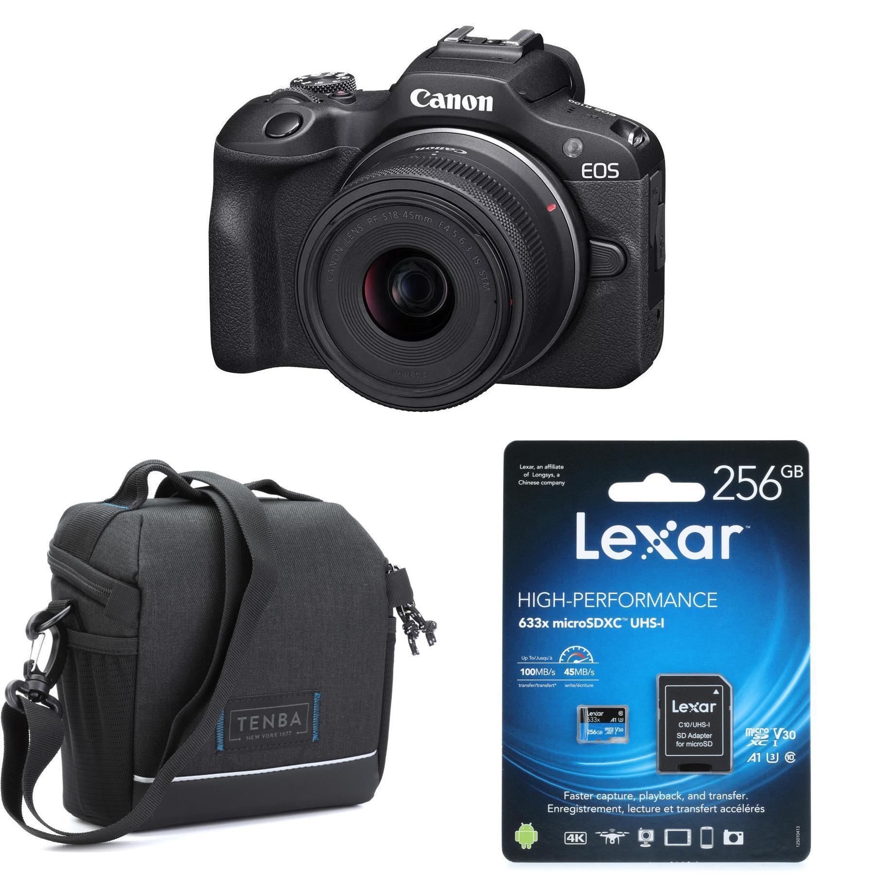 Canon EOS R100 Kit with RF-S 18-45mm f/4.5-6.3 IS STM Lens