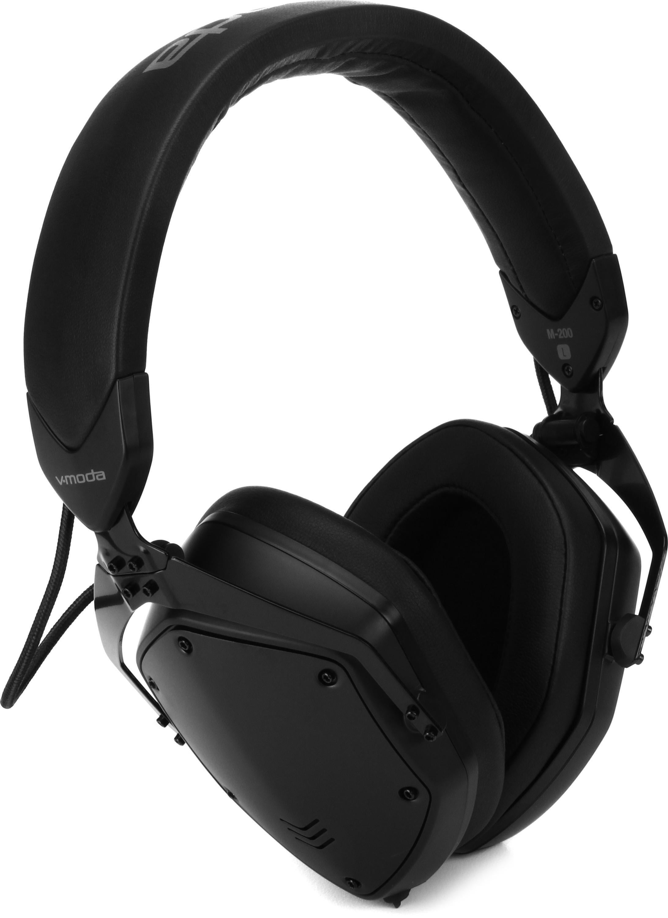 V-Moda M-200 Hi-Res Audio Studio Headphones - Matte Black | Sweetwater