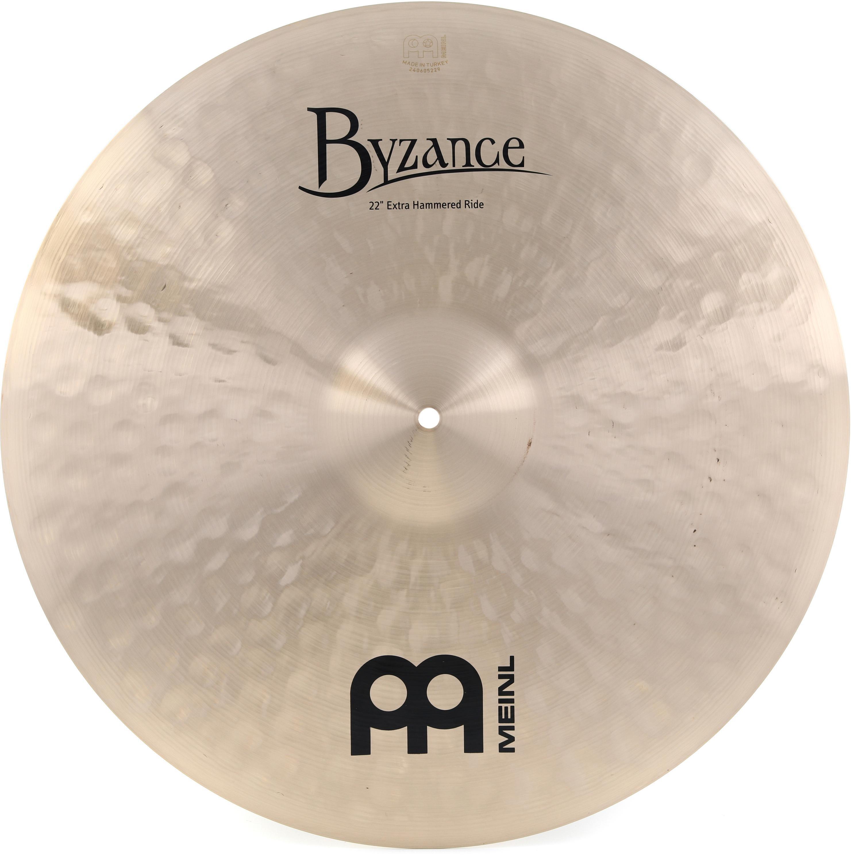 Meinl Cymbals Byzance Extra Hammered Hi-hats - 15 inches | Sweetwater