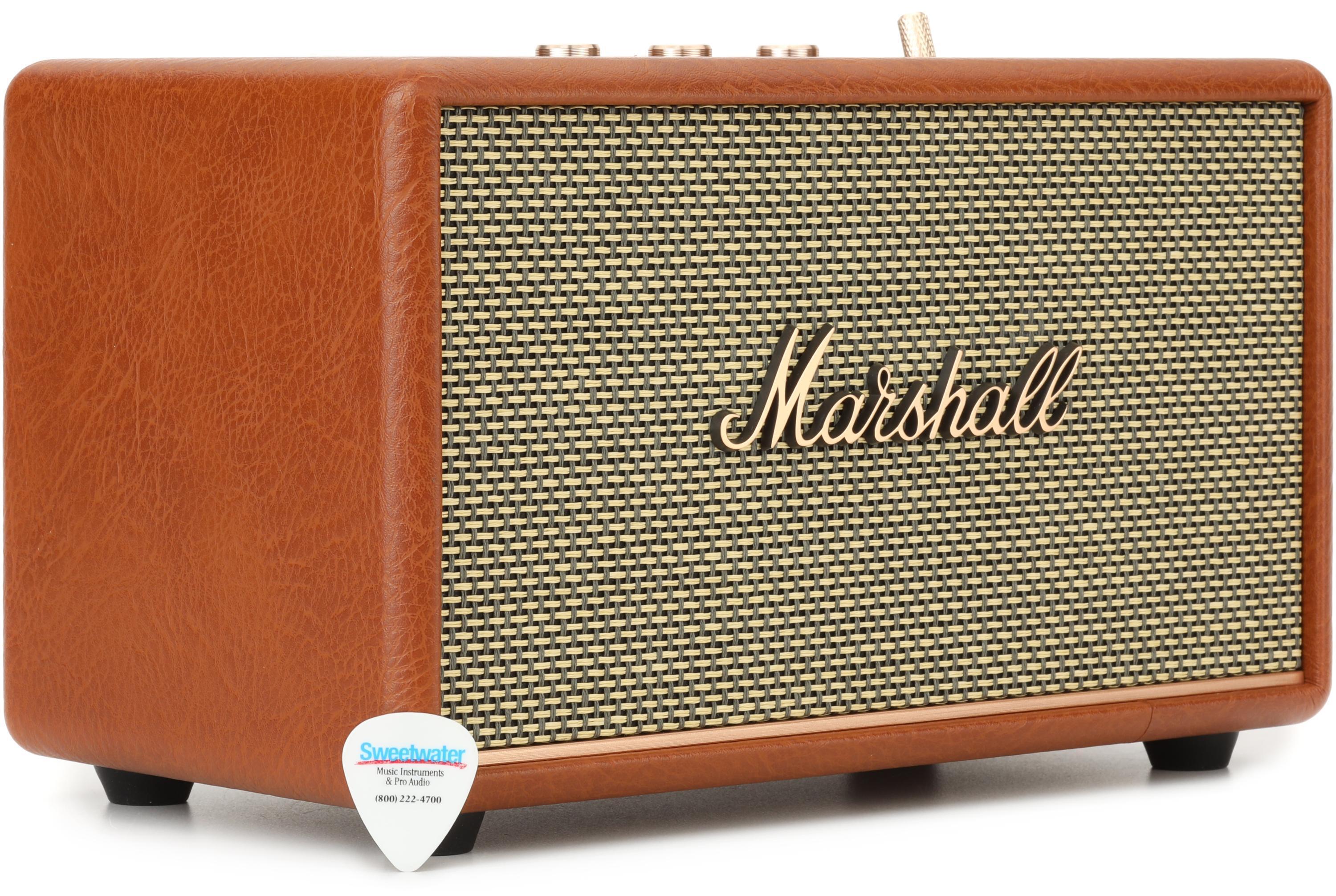 Marshall Acton III Compact Bluetooth Speaker - Brown | Sweetwater
