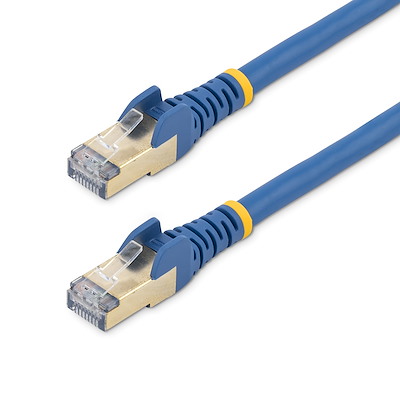 CAT6A LANケーブル／1.5m／ブルー／10Gb／100W PoE／STPシールド加工