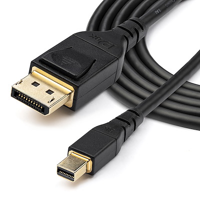 Mini DisplayPort - DisplayPort 1.4変換ケーブル／2m／8K60Hz 4K120Hz