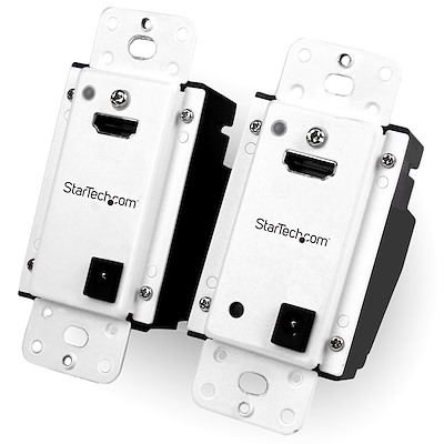 壁面埋め込み型Cat5ケーブル対応HDMIエクステンダー コンセント