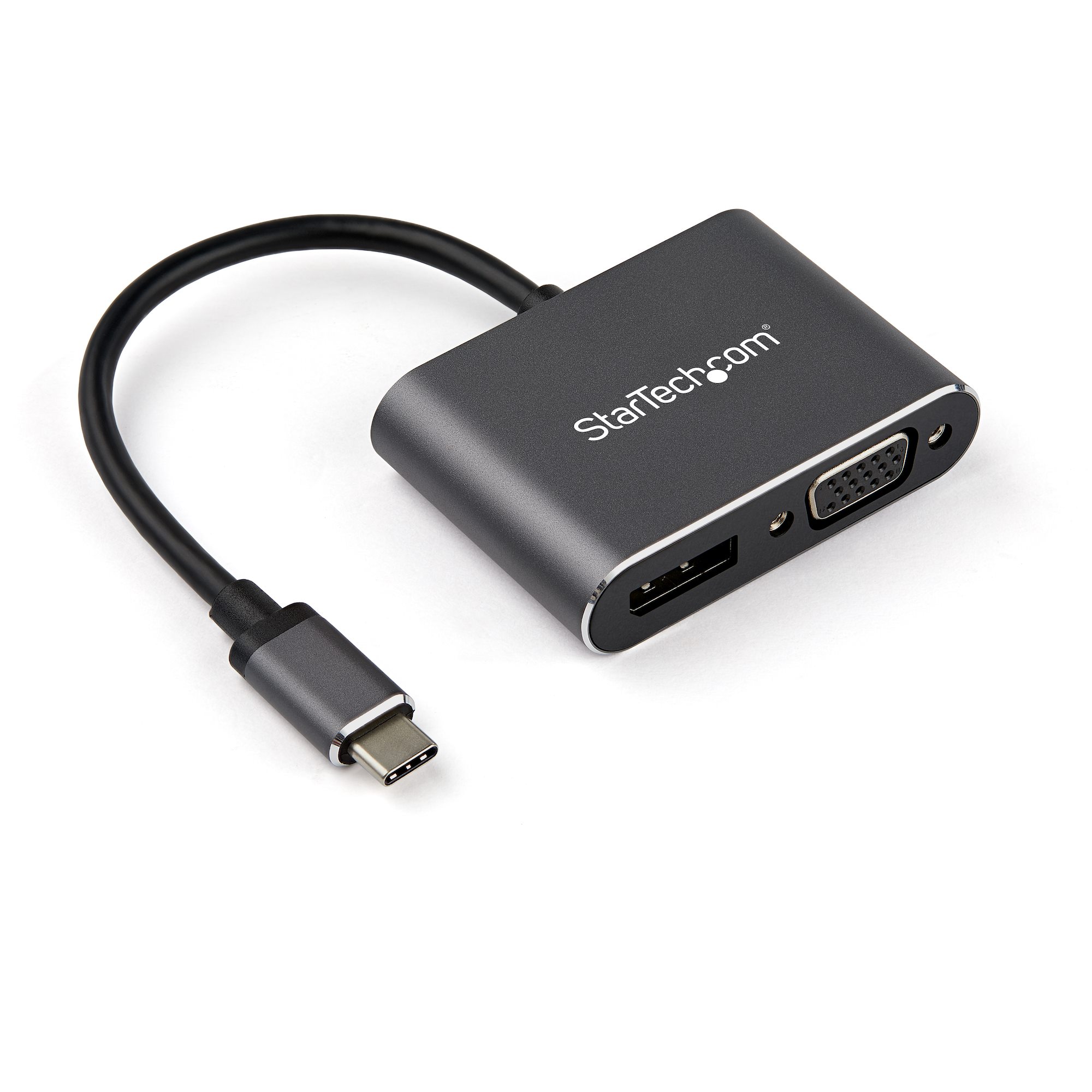 USB-C - DisplayPort/VGA変換アダプタ DisplayPort (4K/60Hz)またはVGA