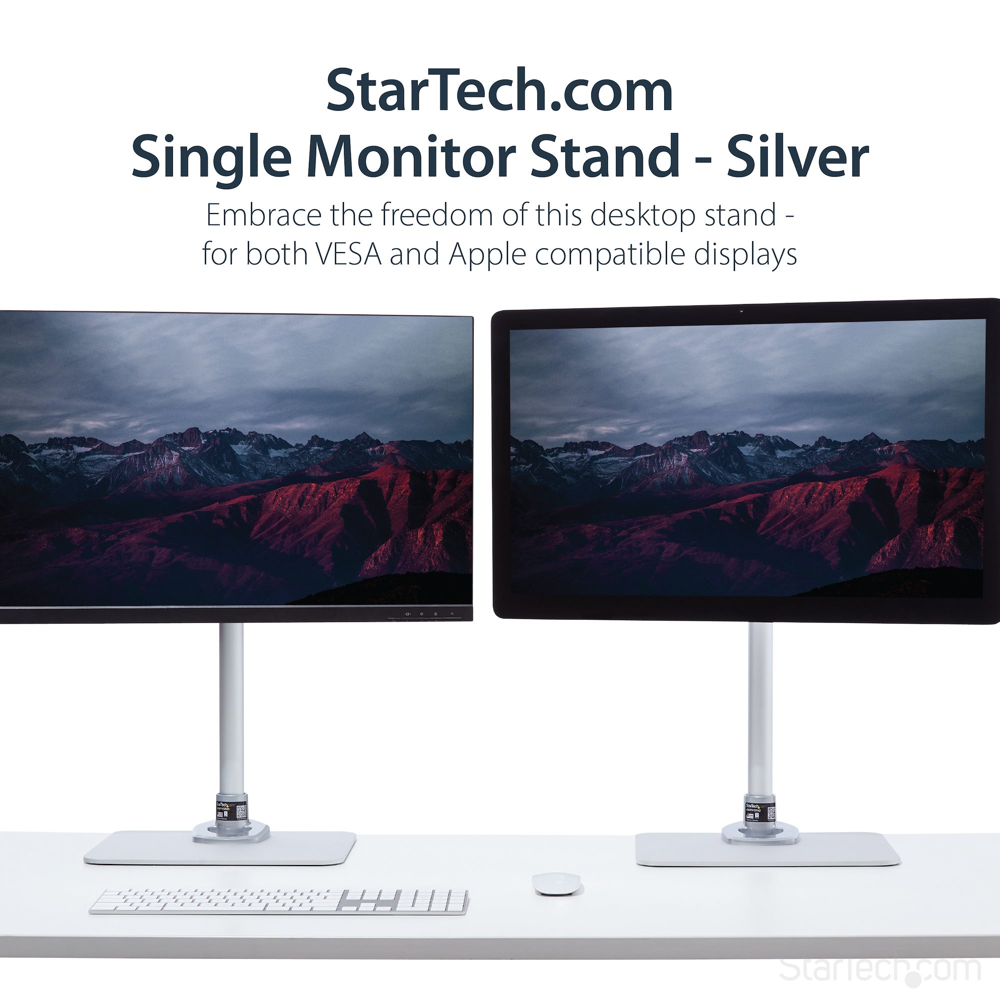 モニタースタンド／置き型／1画面／最大34インチ（16:9）または34