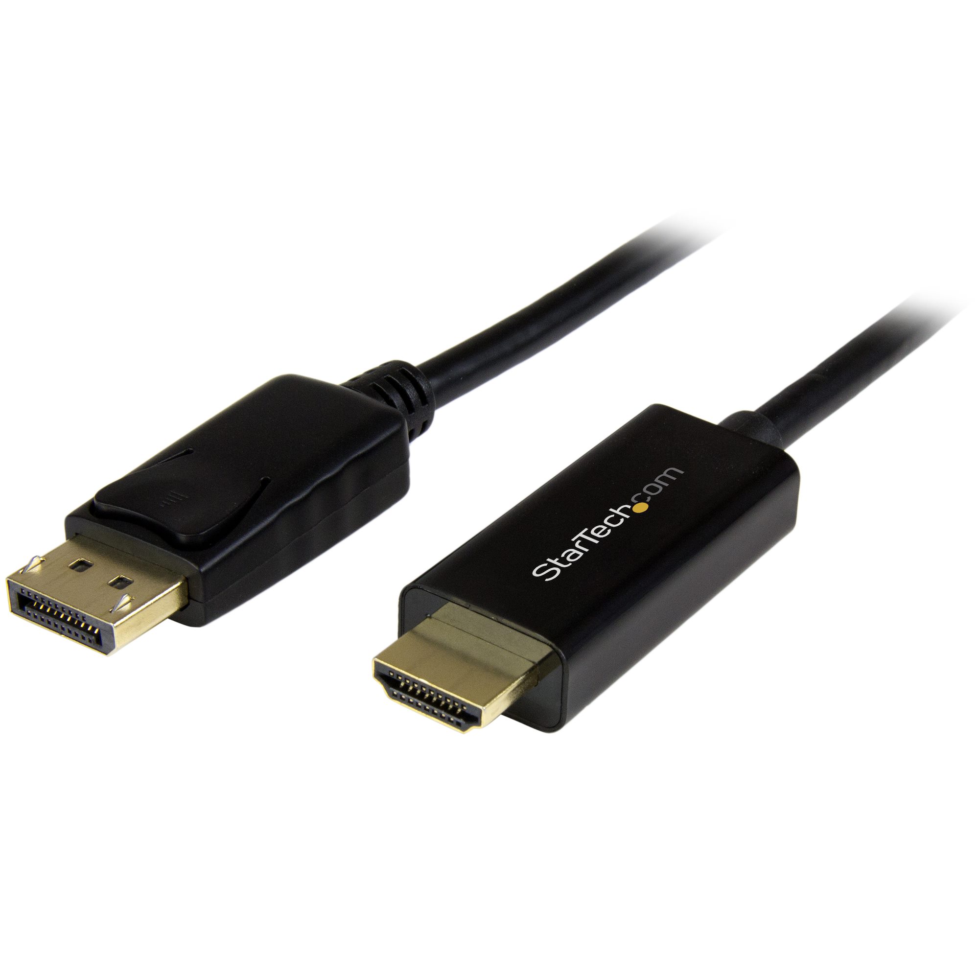 DisplayPort 1.2 - HDMI 1.4変換ケーブル／5m／4K30Hz／パッシブ／抜け