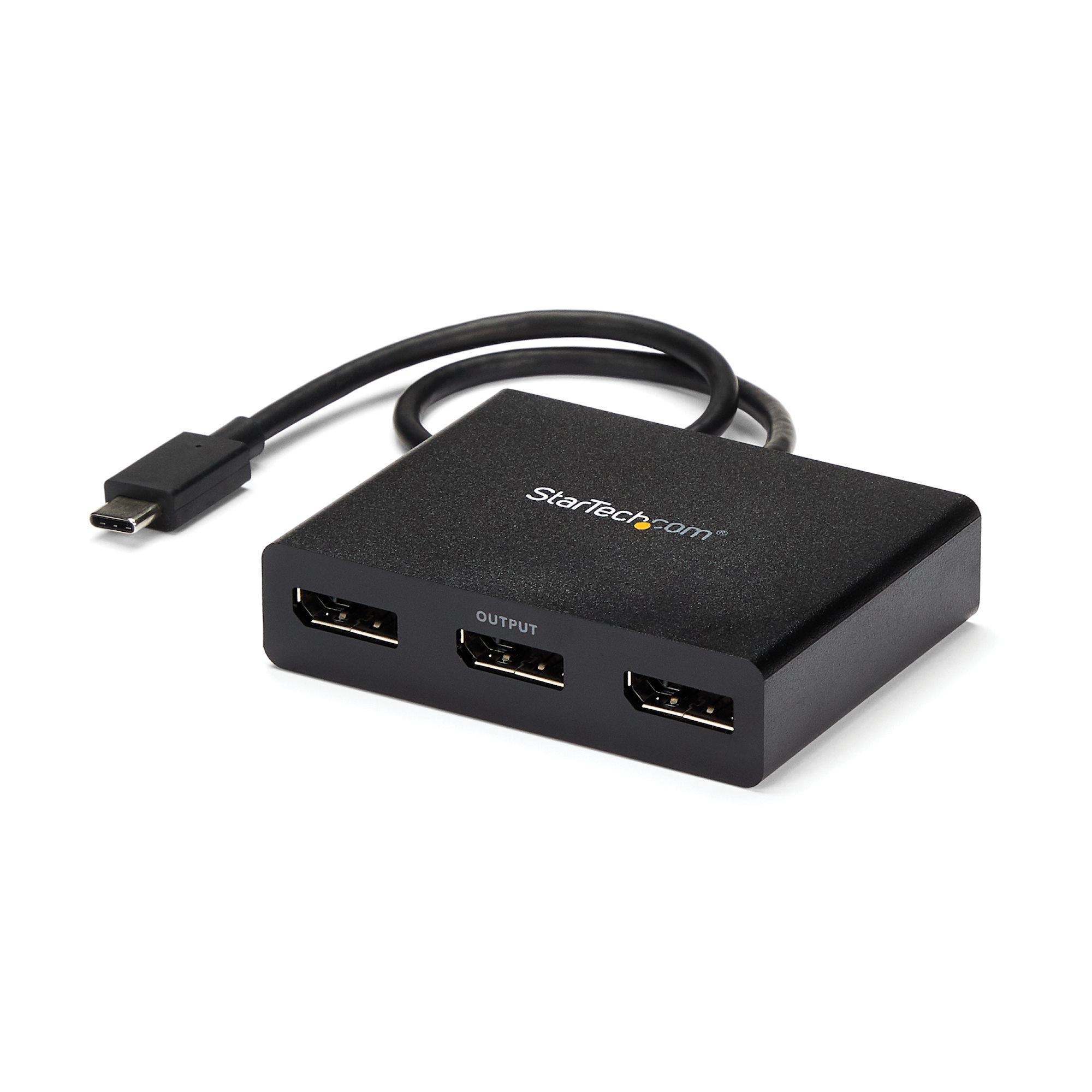 USB-C - 3x DisplayPort 1.2 変換アダプター／1080p 30Hz／トリプル