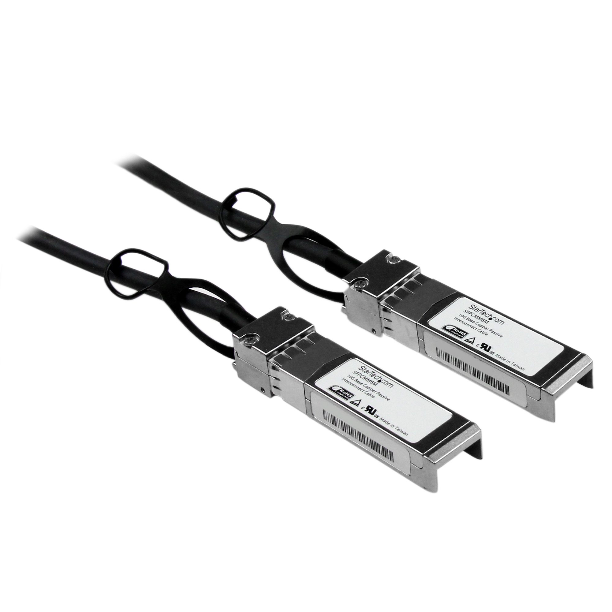 DAC Twinax ケーブル／5m／Cisco製品SFP-H10GB-CU5M互換／銅線