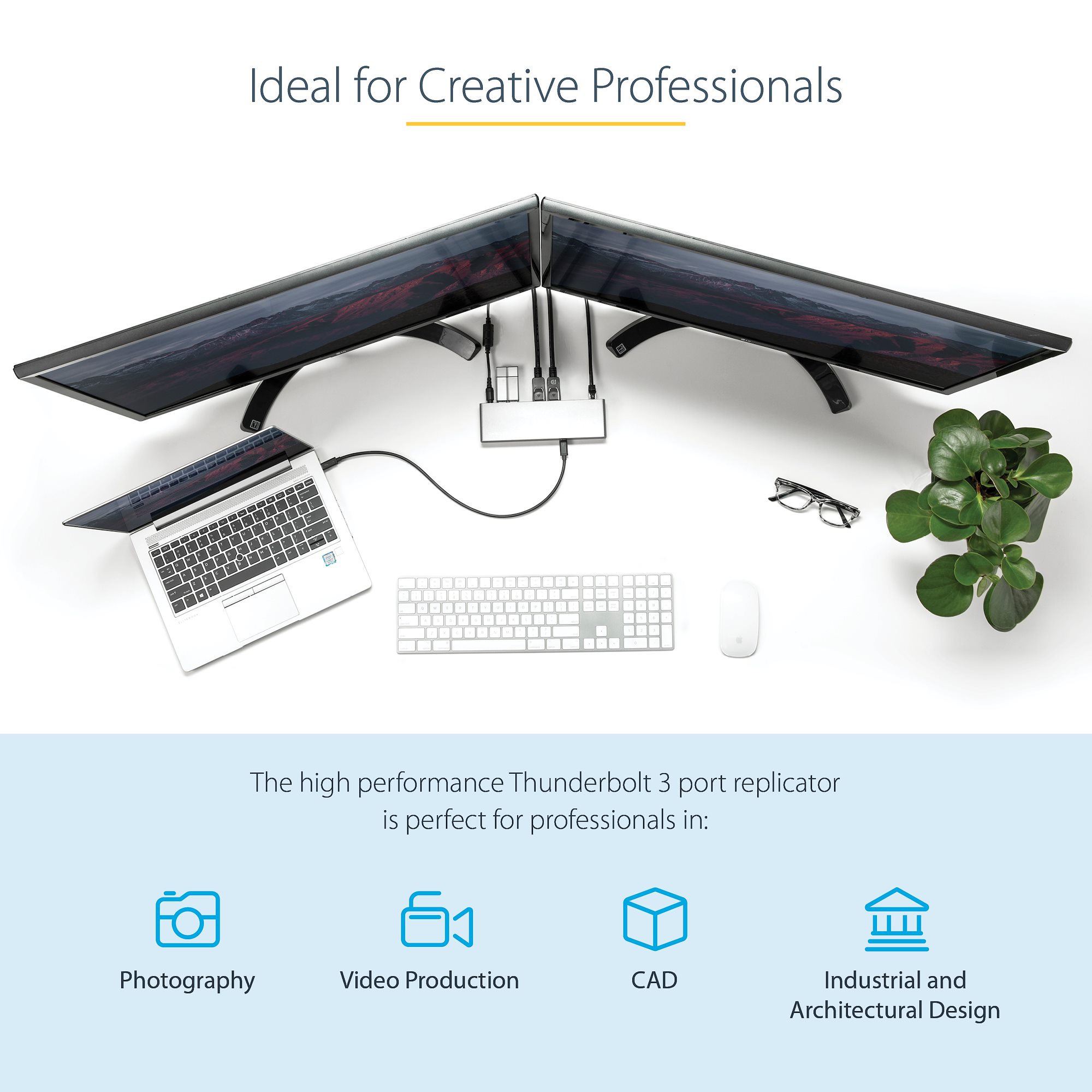 Thunderbolt 3 ドック／サンダーボルト3ドッキングステーション