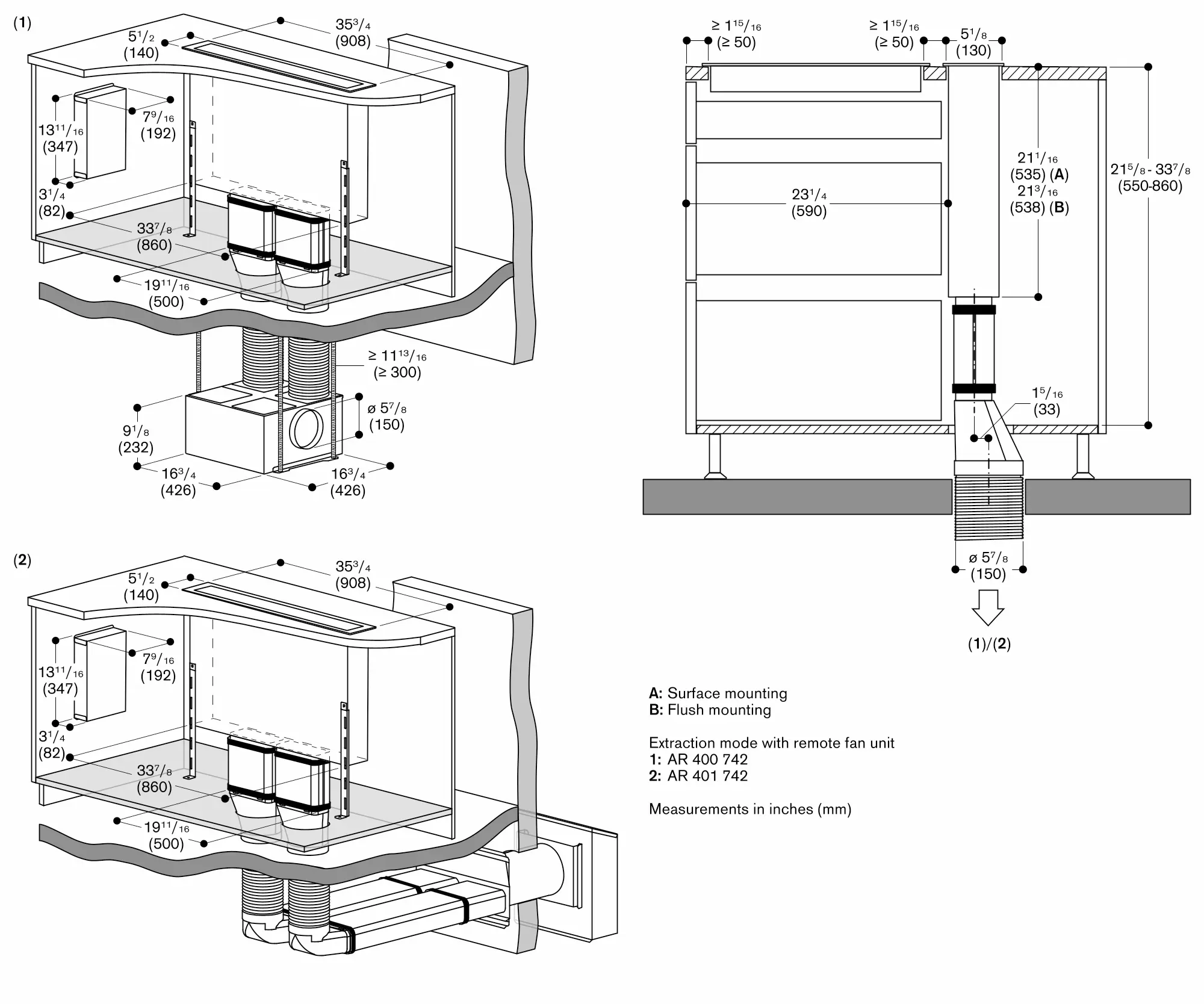 AL400792 Downdraft Ventilation | GAGGENAU CA