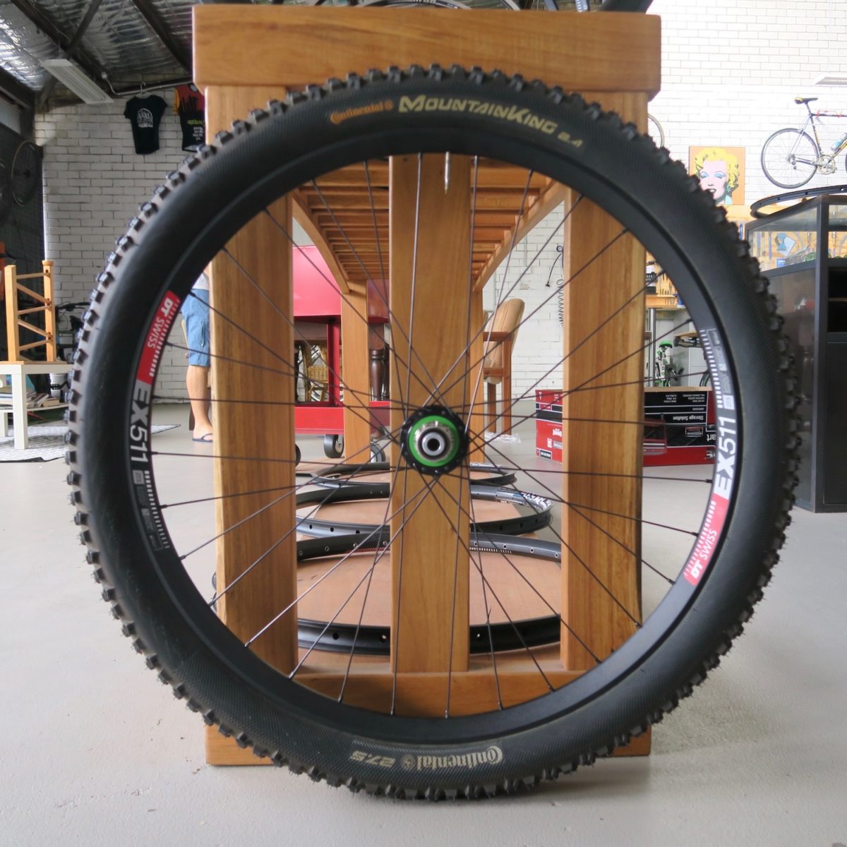 Clive's DT Swiss EX511 and Hope Pro 4 rear wheel - Melody Wheels