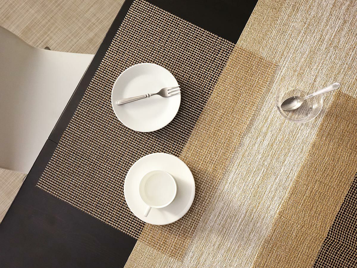チルウィッチ ランチョンマット ラティス｜格子織りのゴールド