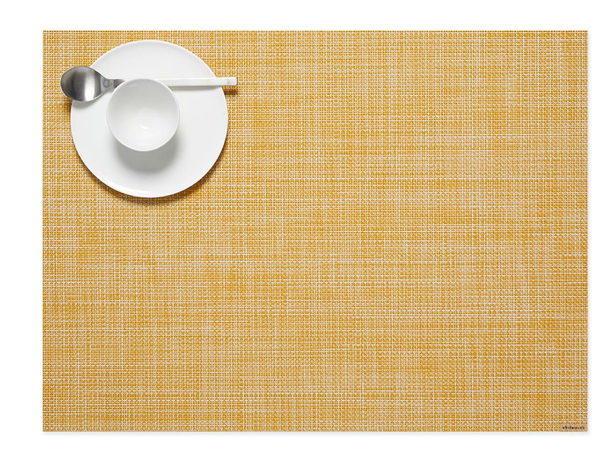 チルウィッチ ランチョンマット ミニバスケットウィーブ｜黄色