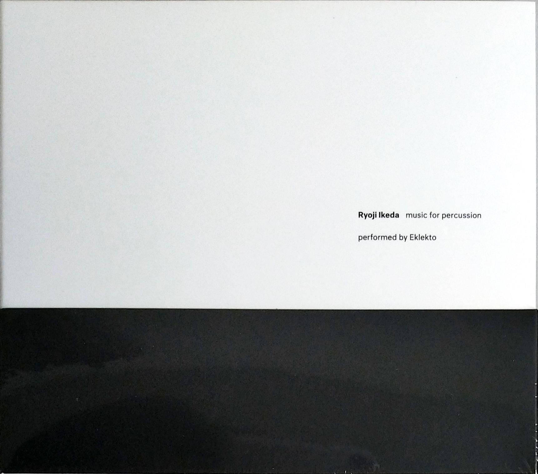 芽瑠璃堂 ＞ RYOJI IKEDA 『Music For Percussion』CD0001