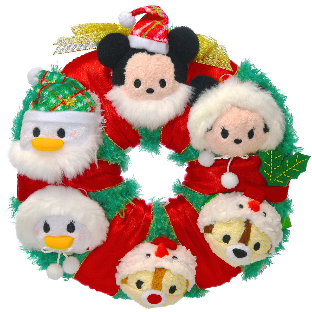 クリスマスリース入り☆クリスマスツムツム(TSUMTSUM)ぬいぐるみセット -