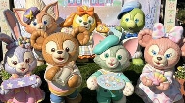 ズートピア』のジュディやニックたちがドーナツを持ったぬいぐるみが