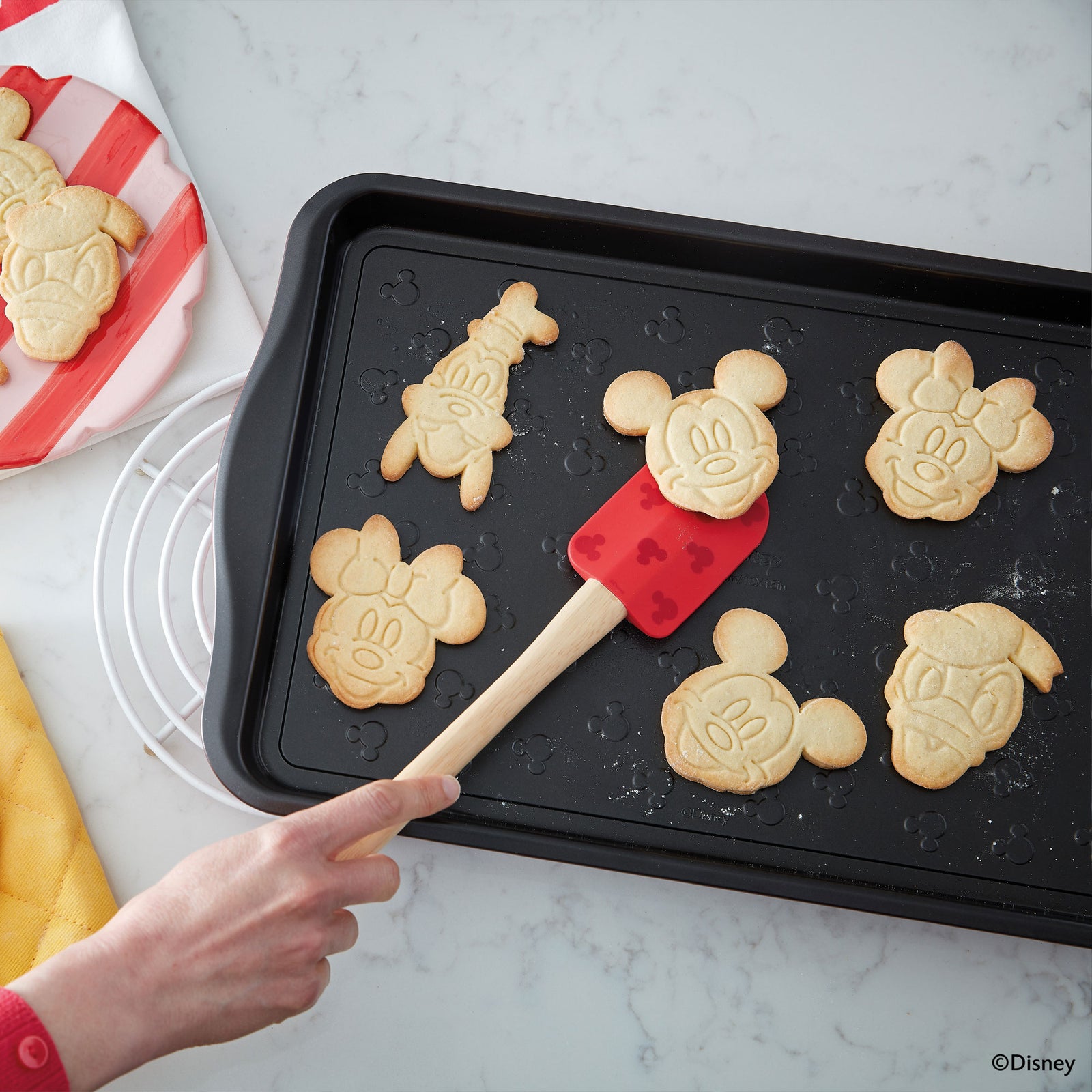 ディズニー ベイクウィズミッキー スパチュラ&スプーン 2ピースツール