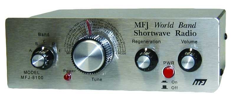 MFJ-8100W, WORLD BAND SWL RECEIVER-WIRED | MFJ Enterprises Inc