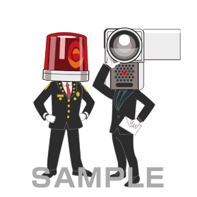 NO MORE映画泥棒』の「パトランプ男」がしゃべってキャラで登場