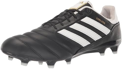 Adidas Unissex-adulto Copa Icon Firm Ground, Preto/branco/dourado