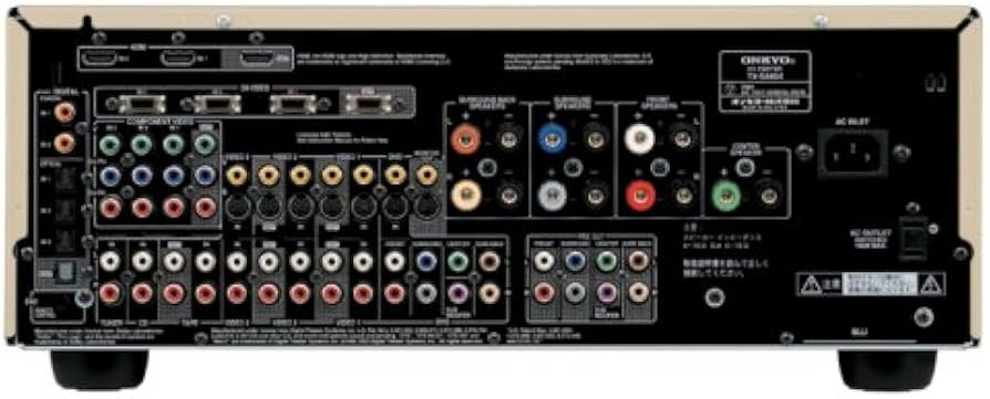 Amazon.co.jp: ONKYO AVセンター 185W×7ch HDMI TX-SA604(N) /ゴールド