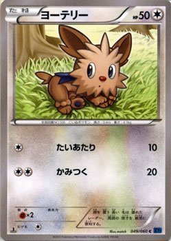 Amazon.co.jp: ポケモンカードゲーム ヨーテリー (C) / XY1拡張パック