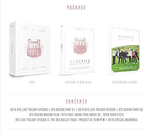 Amazon.com: BigHit Entertainment BTS Memories of 2015 DVD [4