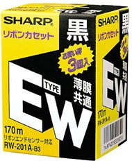 Amazon | シャープ タイプEWクロ3本パック [RW201AB3] | シャープ