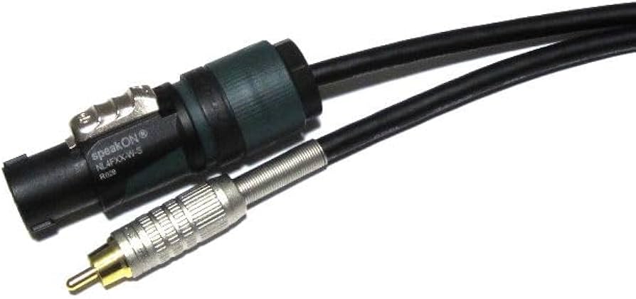 Amazon | CANARE/カナレ スピーカーケーブル スピコン-RCAピン (2芯