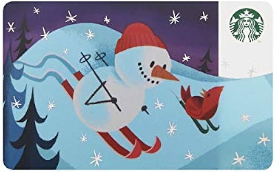 Amazon.co.jp: スターバックス スタバカード ホリデー スノーマン