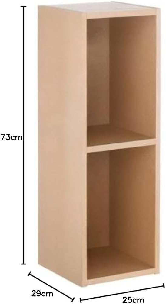 Amazon.co.jp: 無印良品 パルプボードボックス・スリム・2段/ベージュ