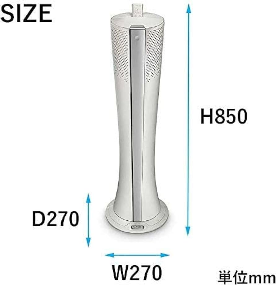 Amazon | デロンギ(DeLonghi) 空気清浄機能付き スリムファン 首振り