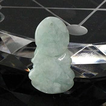 Amazon.co.jp: 翡翠 お守り 観音様 ヒスイ jade ミャンマー 原石 観