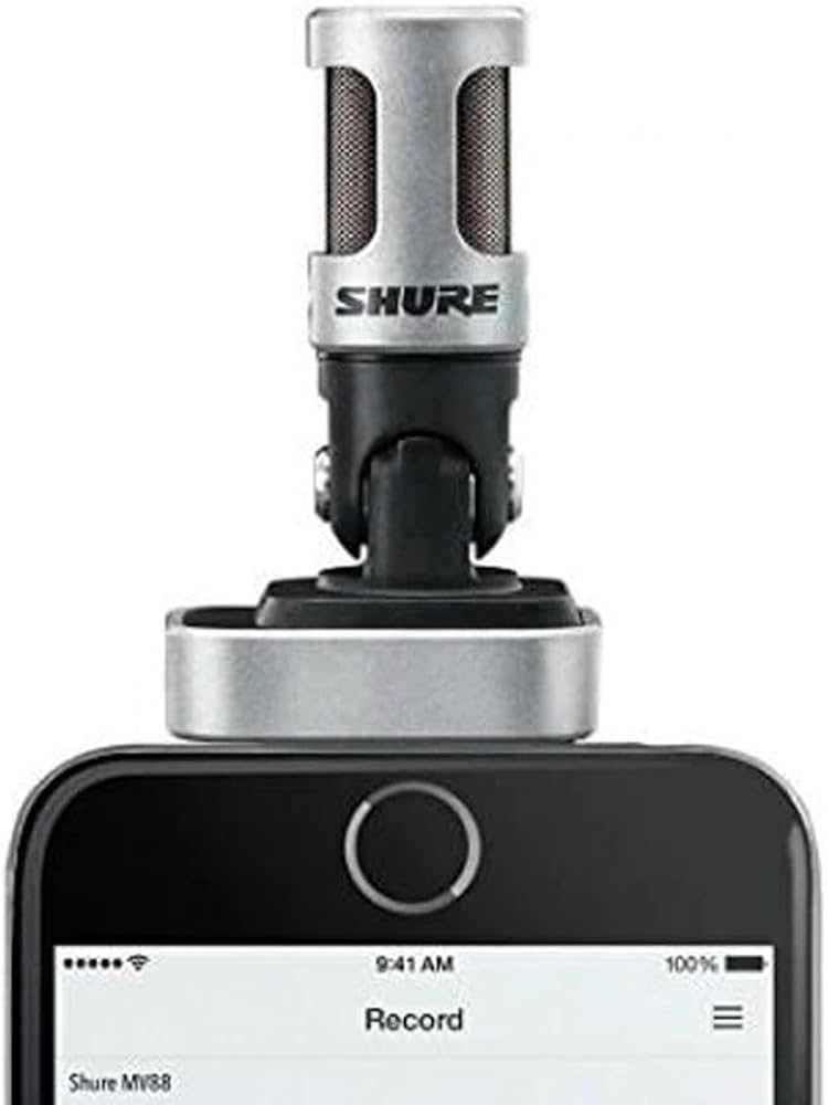 Amazon.com: Shure MV88 iOS Digital Stereo Condenser Microphone