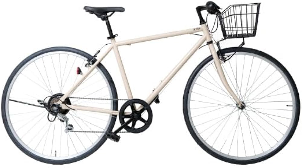 Amazon | クロスバイク cyma(サイマ) カゴ付きToffee(トフィー