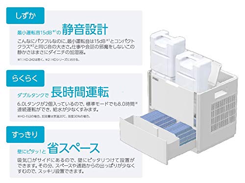 Amazon.co.jp: ダイニチ (Dainichi) 加湿器 ハイブリッド式(木造和室40