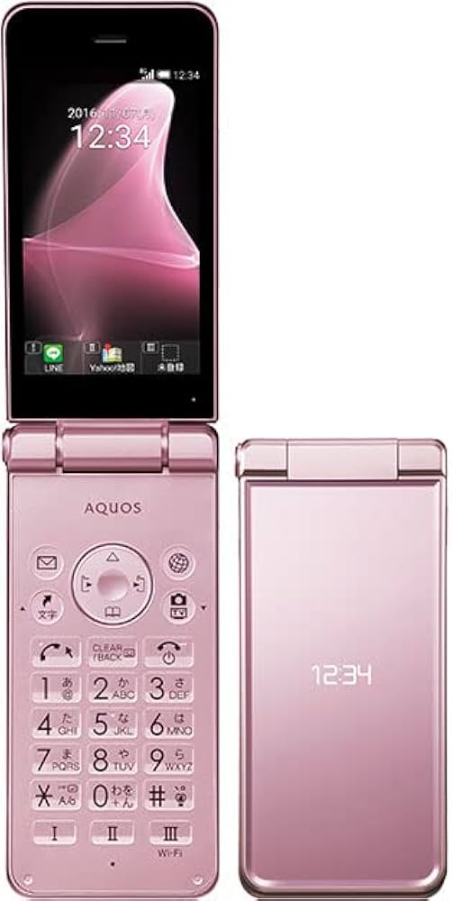 Amazon | 未使用 SIMフリー 元ワイモバイル 602SH ケータイ 2 ピンク