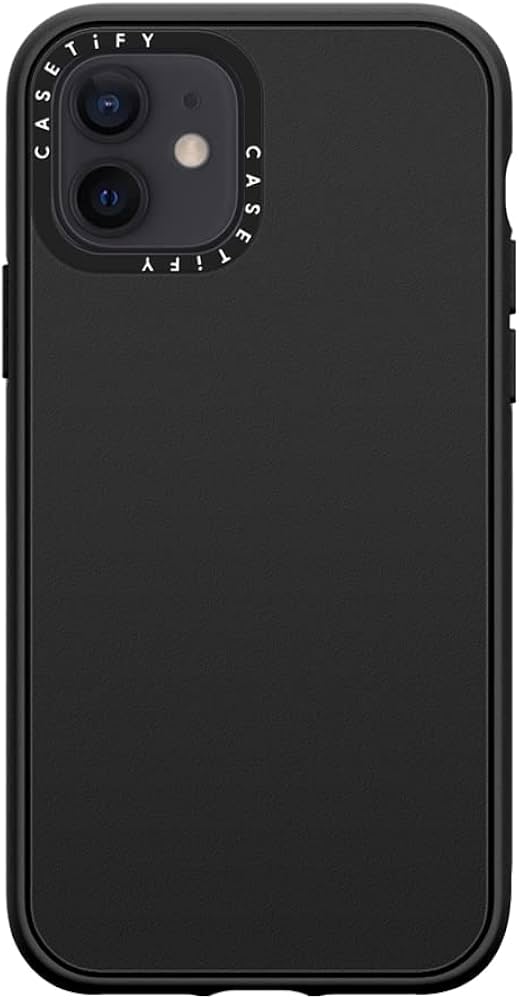 Amazon.co.jp: CASETiFY インパクトケース iPhone 12 - マットブラック