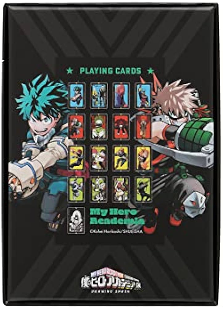 Amazon.co.jp: ヒーローアカデミア展 原画展 グッズ 箔押しトランプ