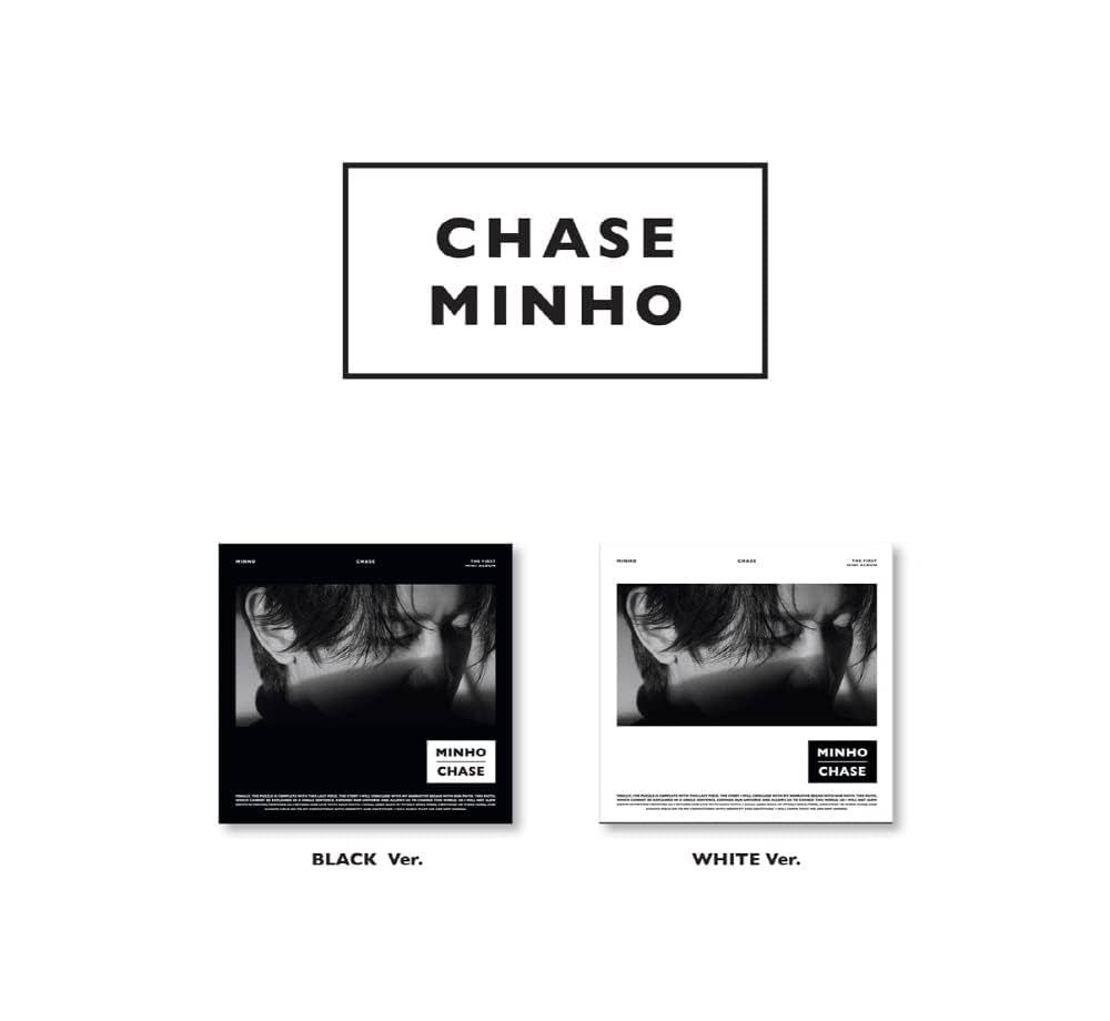Minho Shinee - Chase [Complete Ver.] Album+Folded Poster (Black